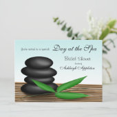 「スパの日」ブライダルシャワー招待状 招待状 (スタンド正面)