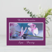 スパの装飾 ブライズメイド スパデー 招待状 (スタンド正面)