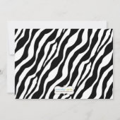 スパの誕生日のパーティの招待状 招待状 (裏面)