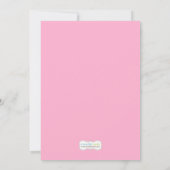 スパの誕生日のマニPediのパーティの招待状 招待状 (裏面)