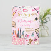 スパの誕生日招待状 招待状 (スタンド正面)