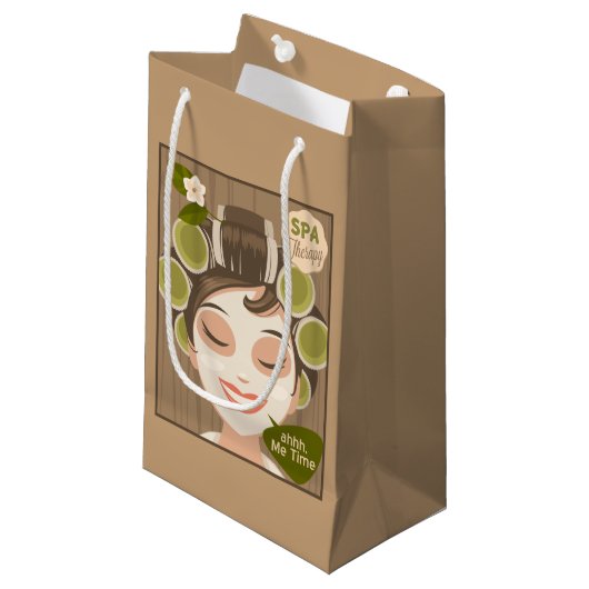 スパのDay Me時間抱き枕 スモールペーパーバッグ (正面アングル)