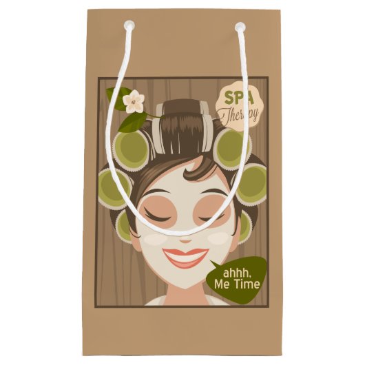 スパのDay Me時間抱き枕 スモールペーパーバッグ (正面)