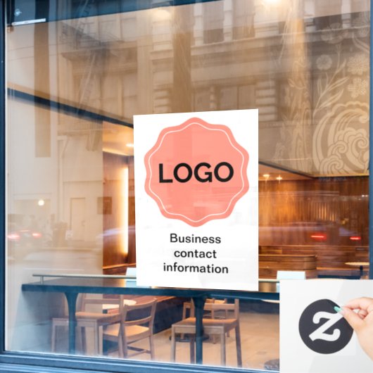 スパまたはサロン記号 ウィンドウサイン (カフェ窓)