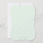 スパをテーマにしたブライダルシャワー招待状ダークスキン 招待状 (裏面)