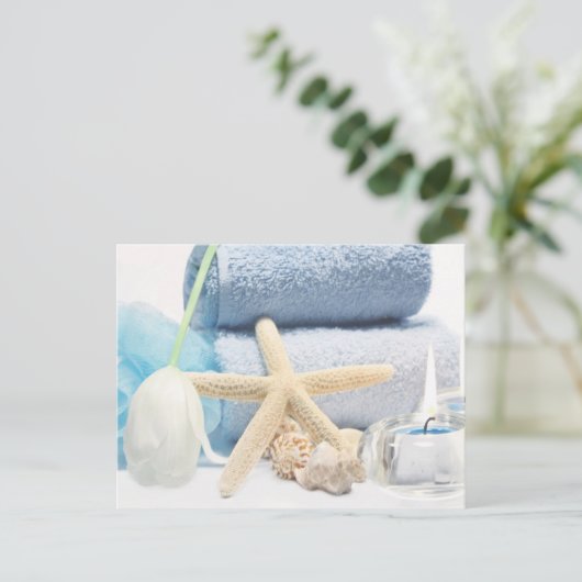 スパをテーマにしたポストカード ポストカード (スタンド正面)