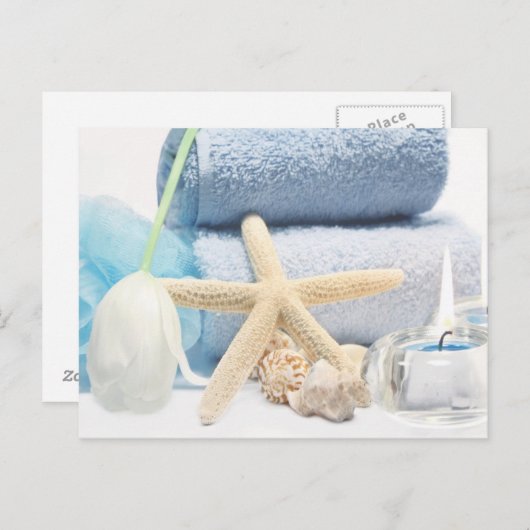 スパをテーマにしたポストカード ポストカード (正面/裏面)