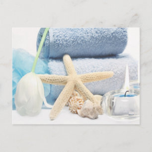 スパをテーマにしたポストカード ポストカード