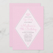 スパをテーマにした誕生日パーティーの招待 招待状 (正面/裏面)