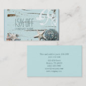 スパアクアブルービーチヒトデ 名刺 (正面/裏面)