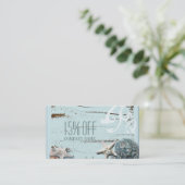 スパアクアブルービーチヒトデ 名刺 (スタンド正面)