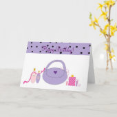 スパアクセサリー誕生日 カード (黄色い花)