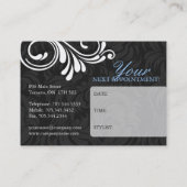 スパアポイントメント名刺 予約カード (裏面)