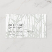 スパアロマ必須油バスソルト 予約カード (裏面)