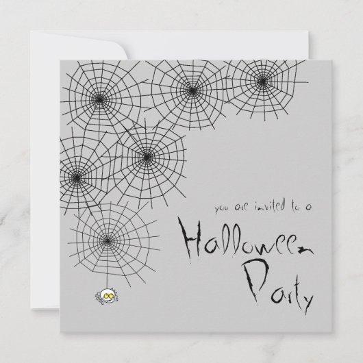 スパイいけなダーハローウィンパーティ招待状 招待状 (正面)