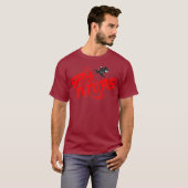 スパイおもしろいゲーム忍者ゲーマー Tシャツ (正面フル)