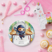 スパイお洒落忍者誕生日 ペーパープレート (パーティー)