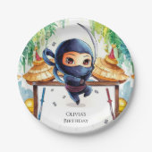 スパイお洒落忍者誕生日 ペーパープレート (正面)