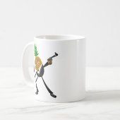 スパイのパイナップル コーヒーマグカップ (正面左)