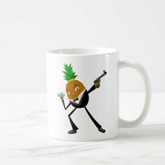 スパイのパイナップル コーヒーマグカップ (右)