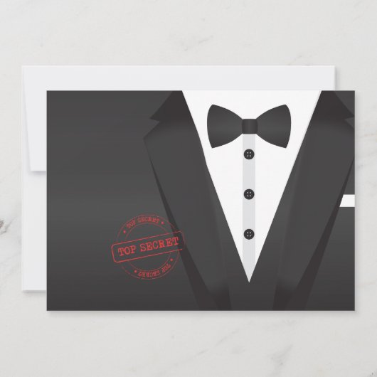 スパイの探偵の罪のスパイの誕生会 招待状 (裏面)