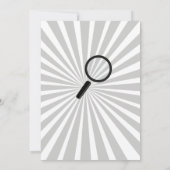 スパイの探偵の罪のスパイの誕生会 招待状 (裏面)