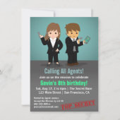スパイの誕生会 招待状 (正面)