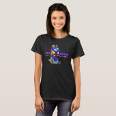 スパイカッコいいゲーム忍者ゲーマーユニコーン忍者ボーイガール Tシャツ (正面フル)