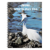 スパイキーなヘアバードフォトノートブック ノートブック (正面)