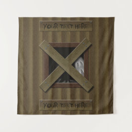 スパイキーゴースト ブー ハロウィーン 背景 小道具 タペストリー