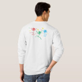 スパイキーシーズンパンプキンリーズン長袖Tシャツ F Tシャツ (裏面フル)