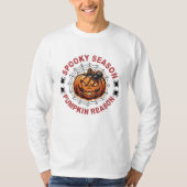 スパイキーシーズンパンプキンリーズン長袖Tシャツ F Tシャツ (正面)