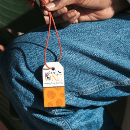 スパイキー ワン ハロウィン　ファースト バースデー ギフトタグ