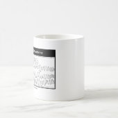 スパイクおよび波のコーヒー・マグ コーヒーマグカップ (中央)