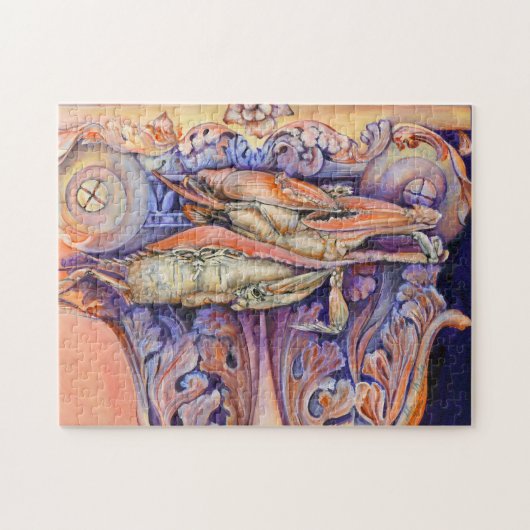 スパイクとカーリ遊ーのラベル ジグソーパズル (横)