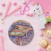 スパイクとカー遊リーのラベル ペーパープレート (パーティー)