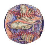 スパイクとカー遊リーのラベル 野球ボール (正面)