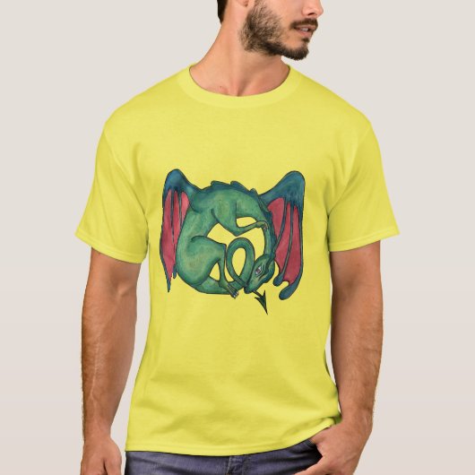 スパイクのドラゴンTシャツ Tシャツ (正面)