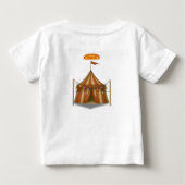 スパイクの風船おもちゃの魔法 ベビーTシャツ (裏面)