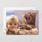 スパイクは人形が嫌いだ ポストカード (正面/裏面)