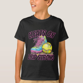 スパイクを履いてドリップ ストロング ソフトエル ドリップ ソフトエル ママ レトロ Tシャツ