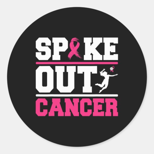 スパイクアウトがんバレーボール選手の乳がんA ラウンドシール (正面)