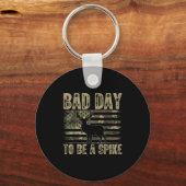 スパイクディアー狩りになる悪いおもしろい日 キーホルダー (正面)