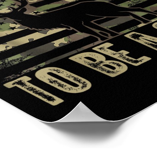 スパイクディアー狩りになる悪いおもしろい日 ポスター (角)