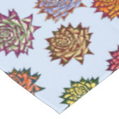 スパイクバラプリント、モダンスタイルフローラルパターン テーブルクロス (アングル)