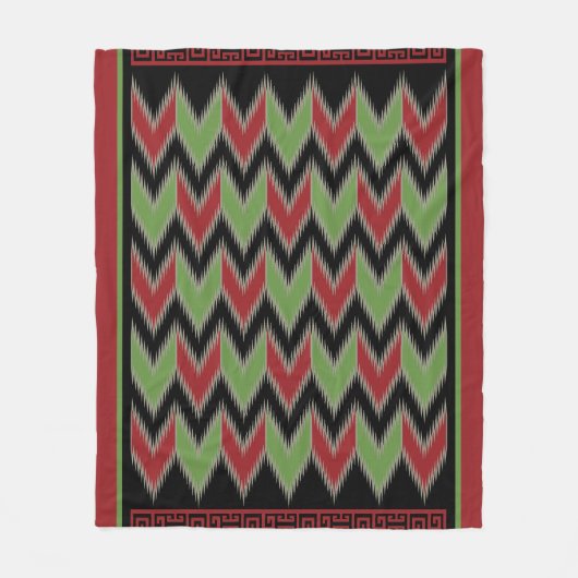 スパイクパターン2 フリースブランケット (正面)