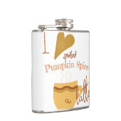 スパイクパンプキンスパイスAラテユーモアのあるカスタム フラスク (右)