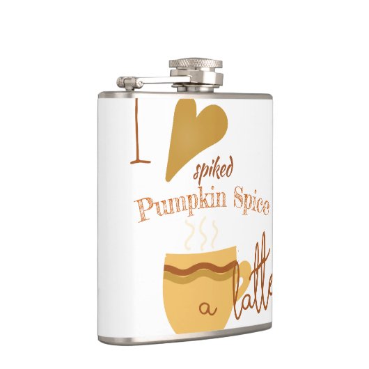 スパイクパンプキンスパイスAラテユーモアのあるカスタム フラスク (右)