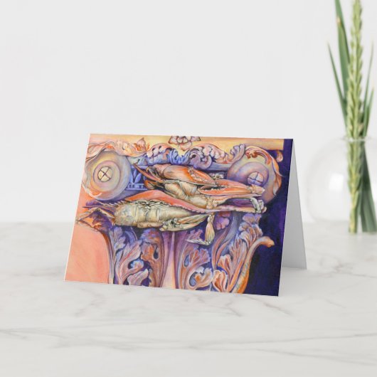 スパイク及びカ遊ーリーのラベルグリーティングカード カード (正面)