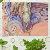 スパイク·カーリー遊ラベル キッチンタオル (折り畳み)